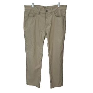 Eddie Bauer Travex Mens Pants Tan Hiking Outdoors Active Sports Size 38x30